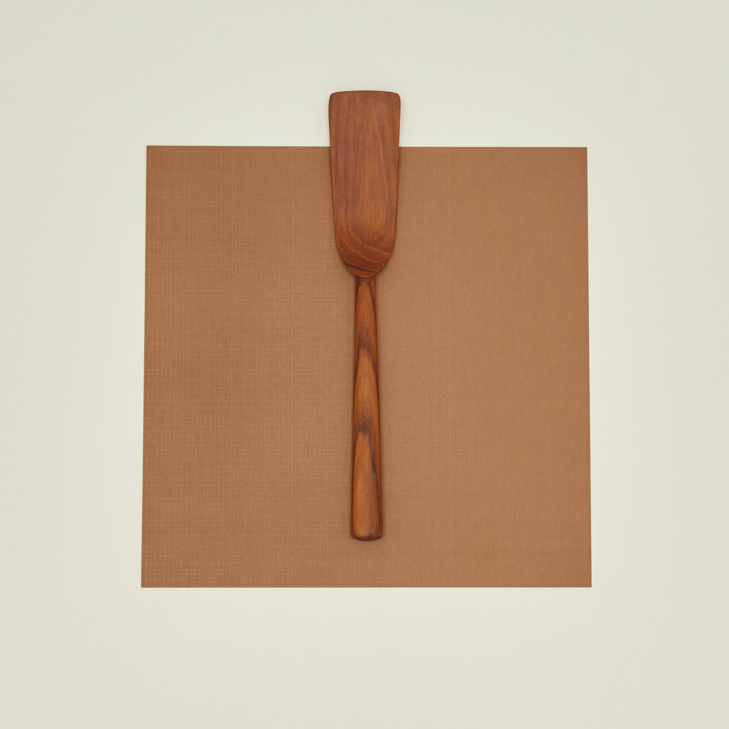 Narrow teak spatula