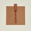 Narrow teak spatula