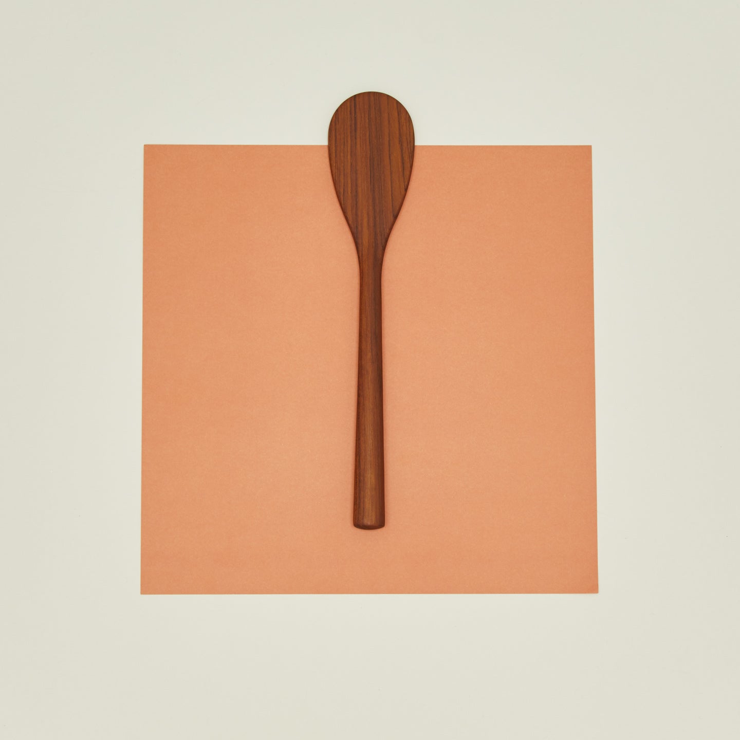 Teak stirring spatula