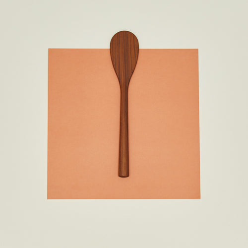 Teak stirring spatula