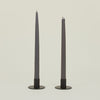 Essential Metal Candle Holders, Set of 2 - Black