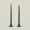 Essential Metal Candle Holders, Set of 2 - Black