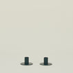 Essential Metal Candle Holders, Set of 2 - Peacock