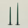 Essential Metal Candle Holders, Set of 2 - Peacock