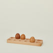 Wooden egg holder in dozen size