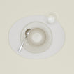 Illo placemat in cream with place setting