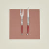 Jean Dubost Carving Set - Red