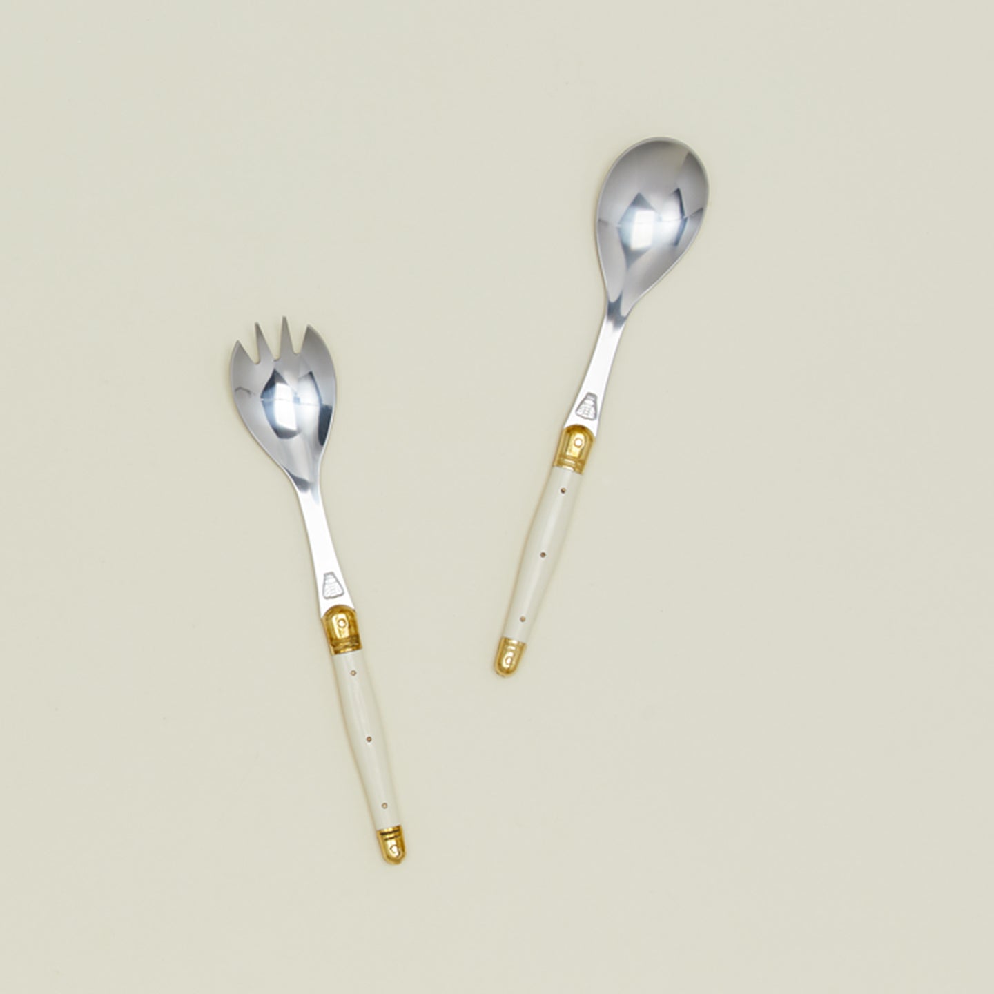 Jean Dubost salad servers