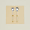 Jean Dubost Salad Servers - Ivory