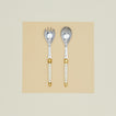 Jean Dubost salad servers