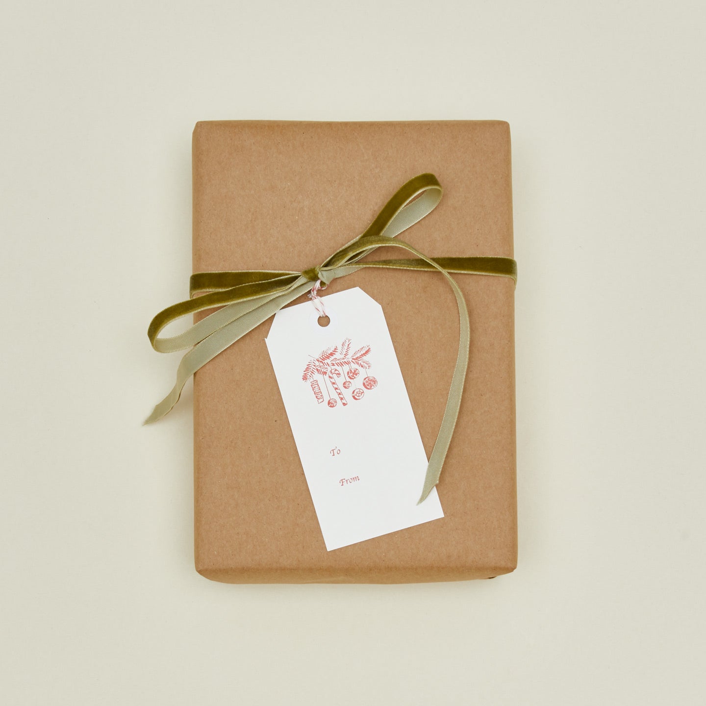 Hard Candy Gift Tag on present
