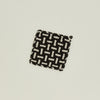 Parquet Handwoven Pot Holder - Black/Flax
