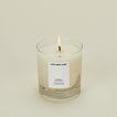 Close up view of Bergamot candle
