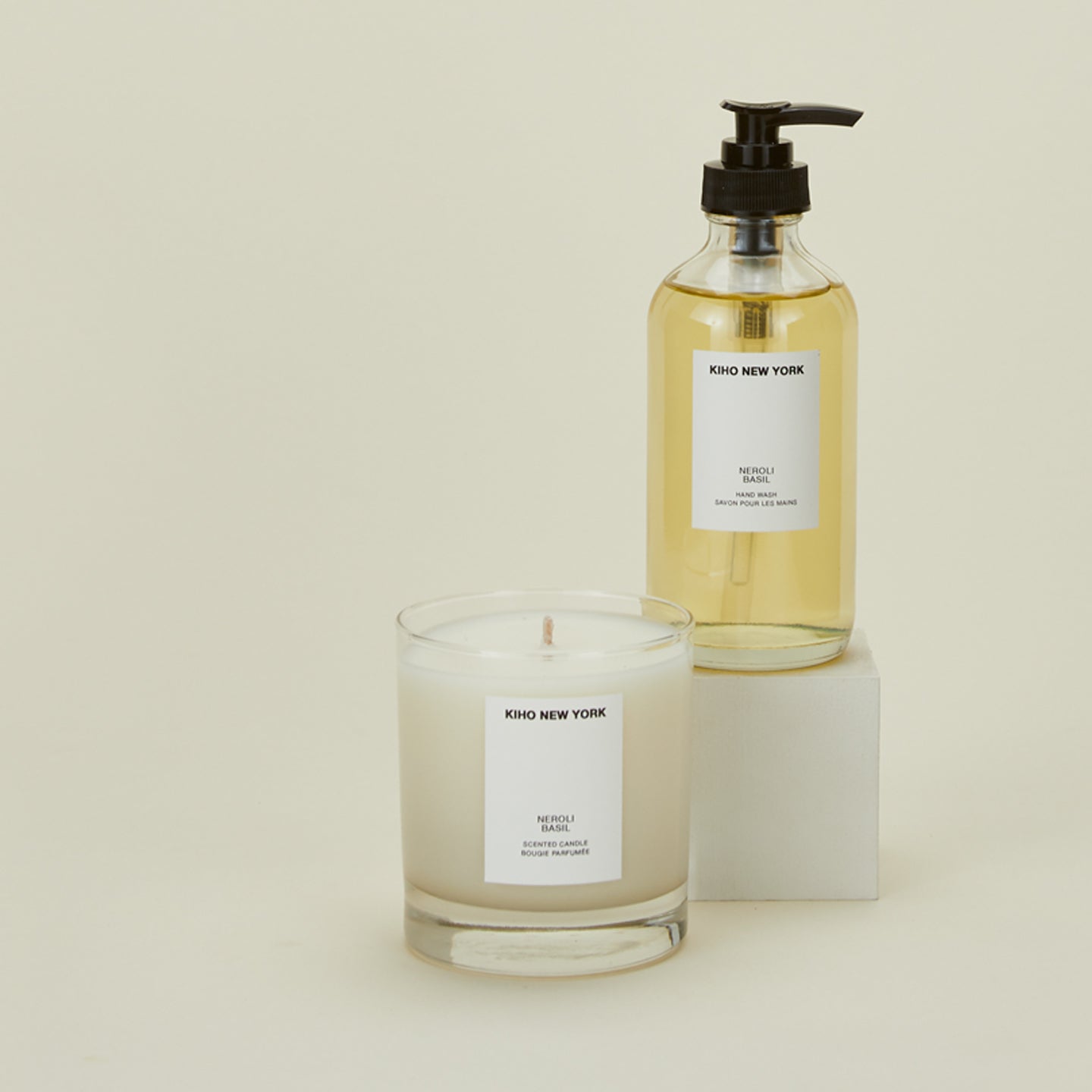 Basil handwash and candle