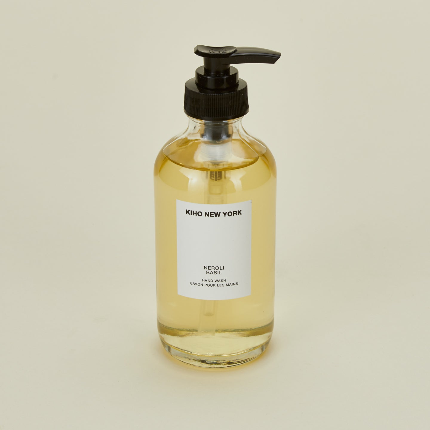Close up view of basil handwash