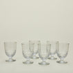 Six Artois Water glasses.