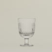 Close up of a Ouessant wine glass.
