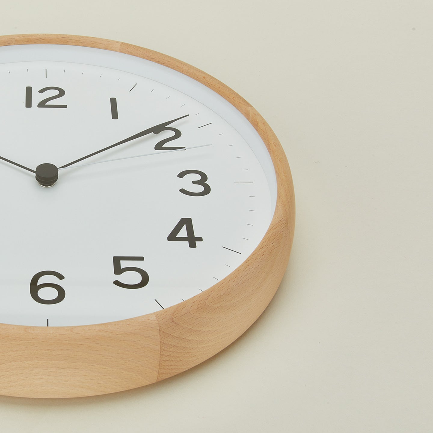 Detailed view of classic wall clock