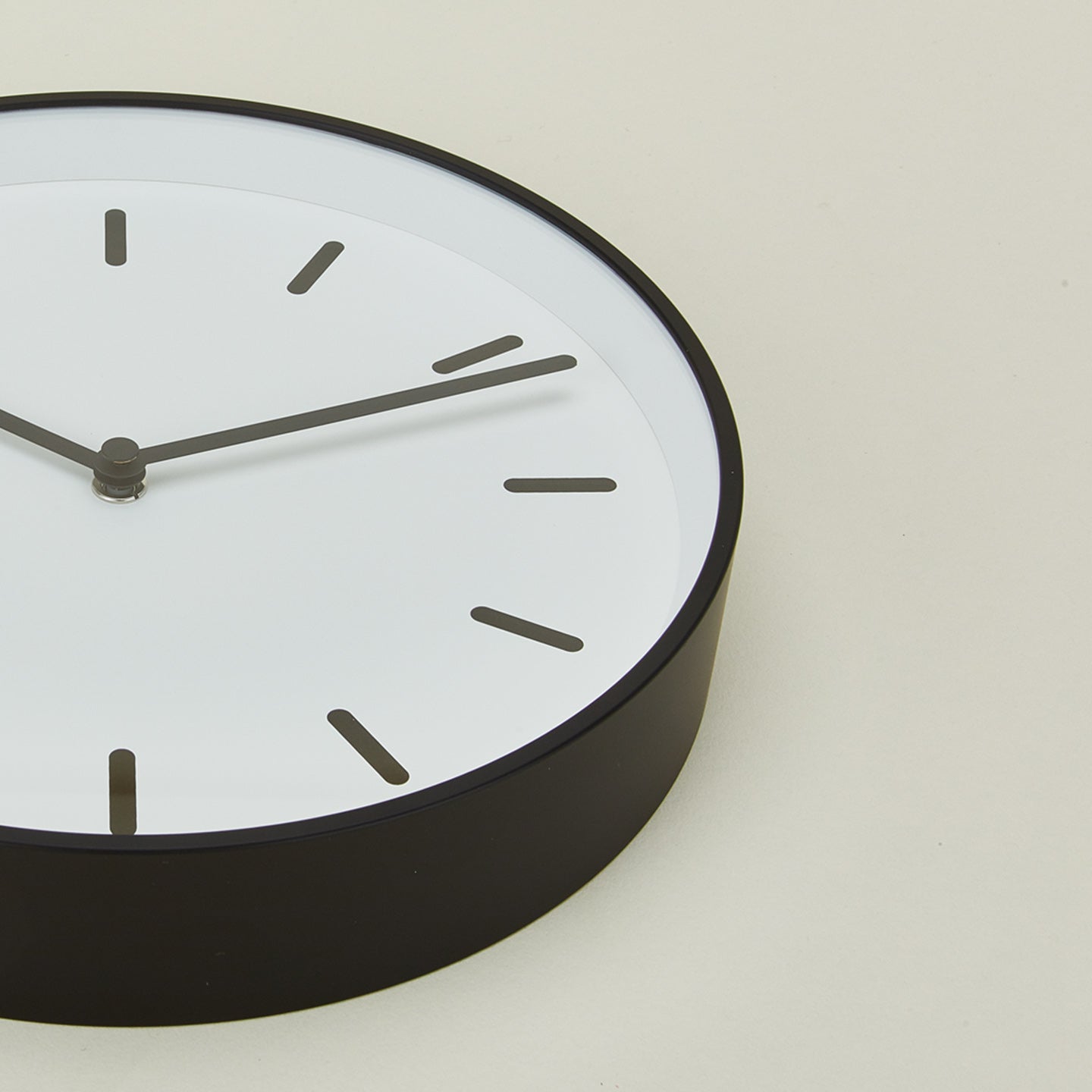 Detailed view of classic wall clock