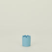 Scalloped match striker in baby blue