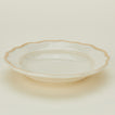 Close up view of ogee edge pasta bowl
