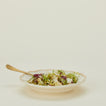 Ogee edge pasta bowl with salad