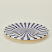 Close up view of Maison Madison starburst salad plate