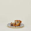 Maison Madison starburst salad plate with muffin