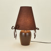Burgundy Bows Table Lamp