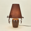 Burgundy Bows Table Lamp