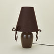 Burgundy Bows Table Lamp
