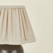 Close up view of Cordane Pleated Table Lamp