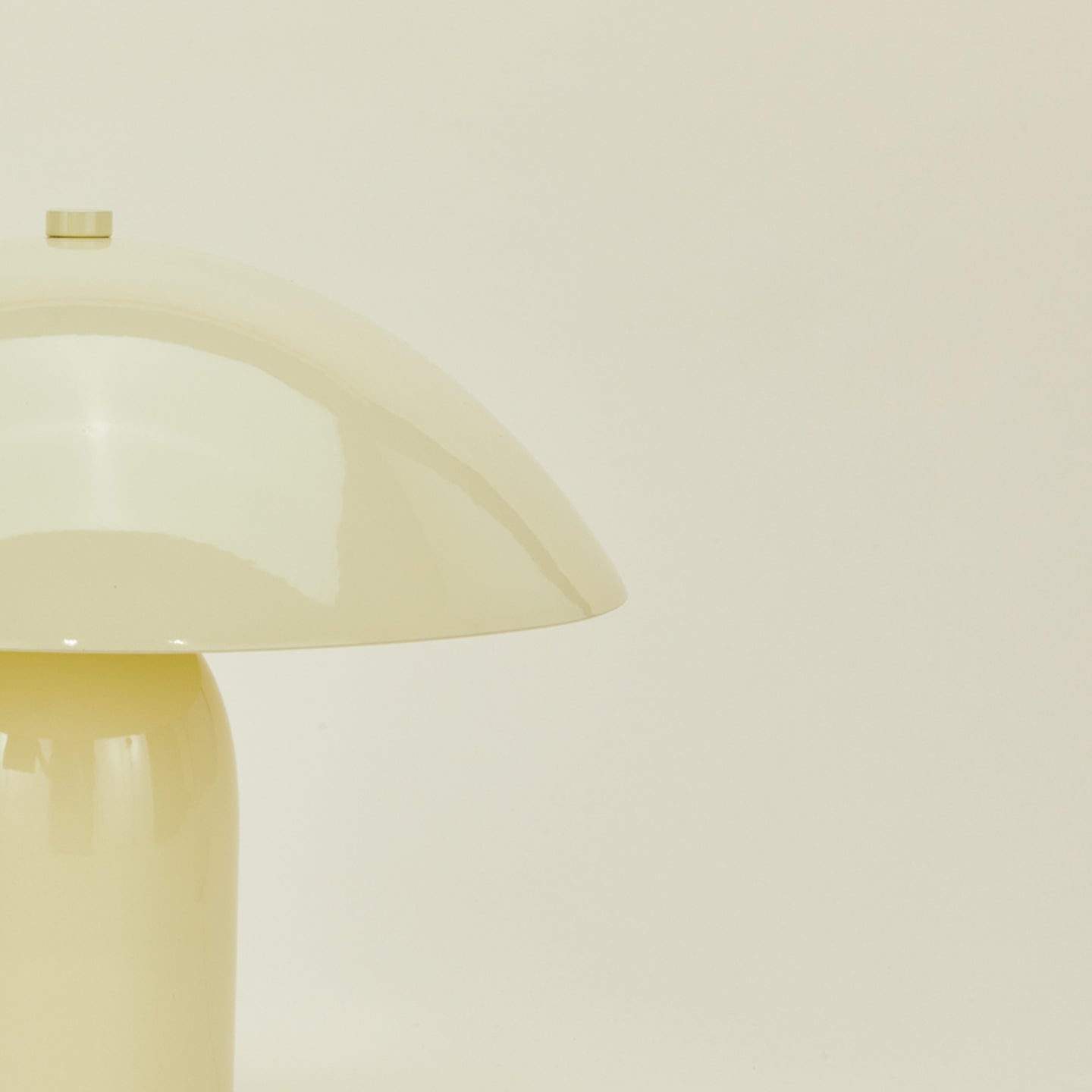 Close up view of Post Modern Mushroom Lamp