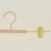 Close up view of Clip hanger in butter