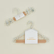 Clip and top hangers in chalk