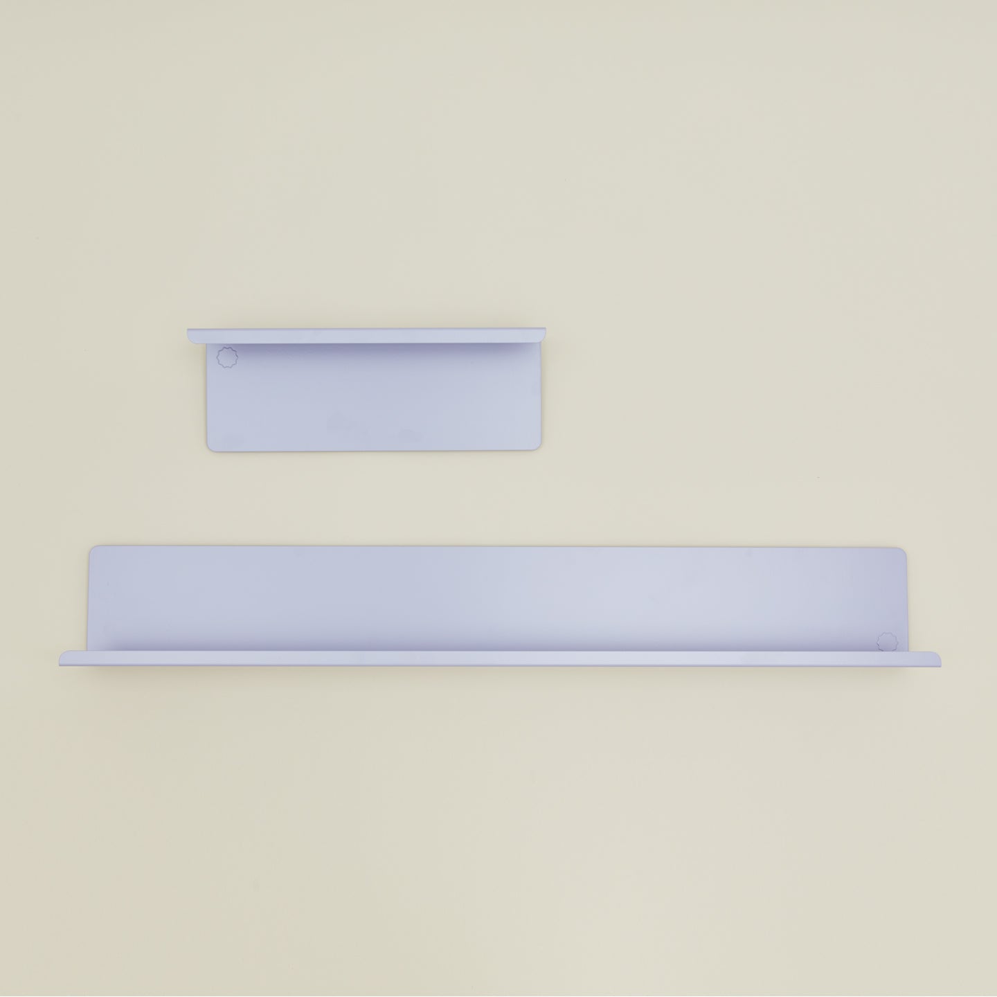 Ledge shelves in Lilac