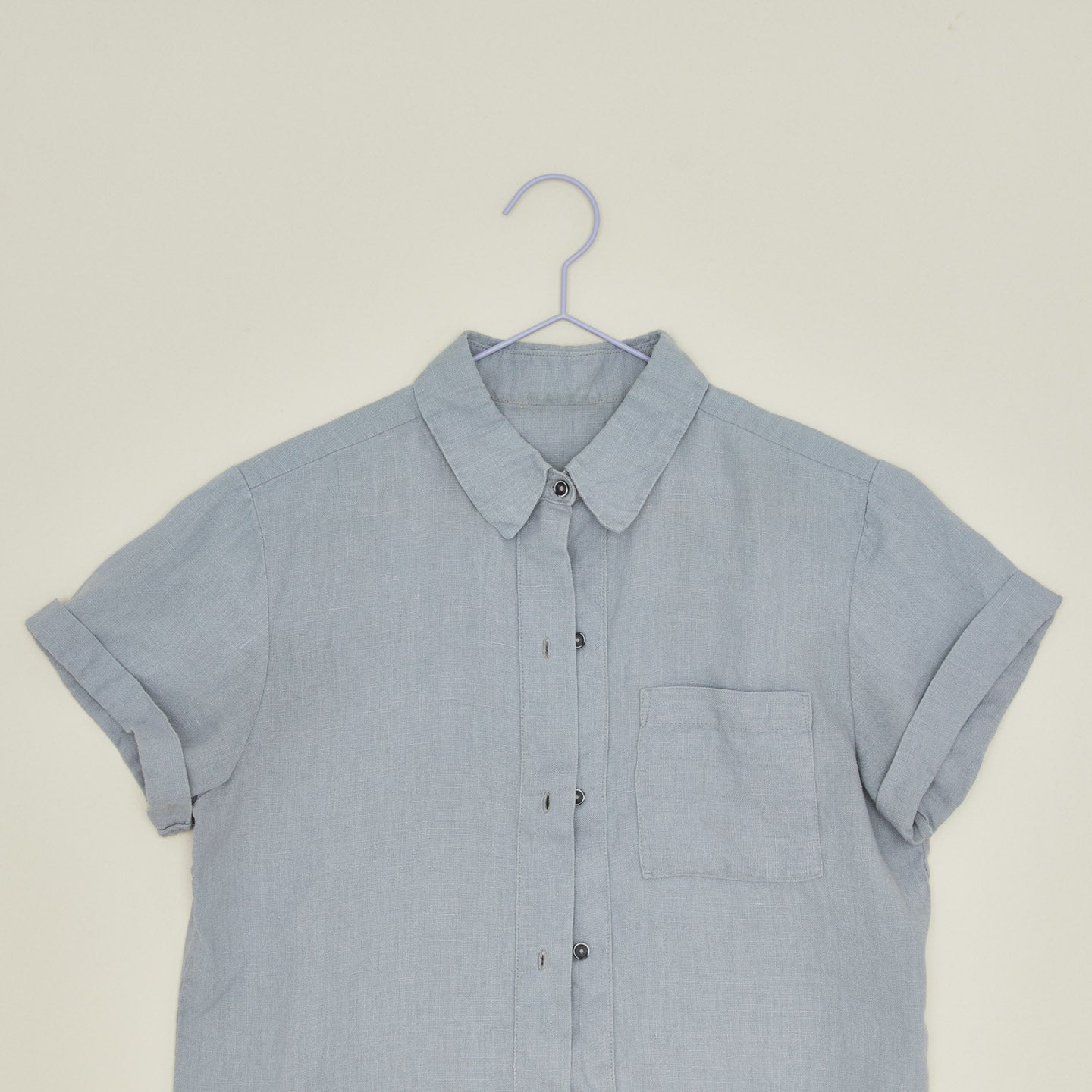 Top hanger in lilac with shirt