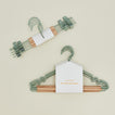 Clip and top hangers in sage