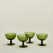 Optic coupe set of 4 in olive