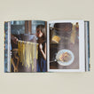 Old World Italian cookbook open