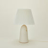 Pleat Table Lamp - Bone