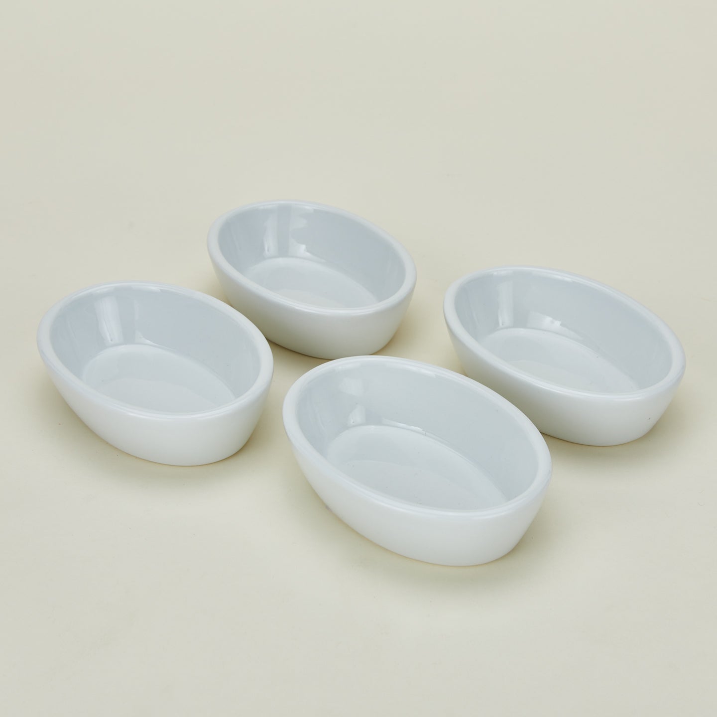 Oval deep oval baker set of 4