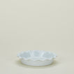 Porcelain pie dish in white