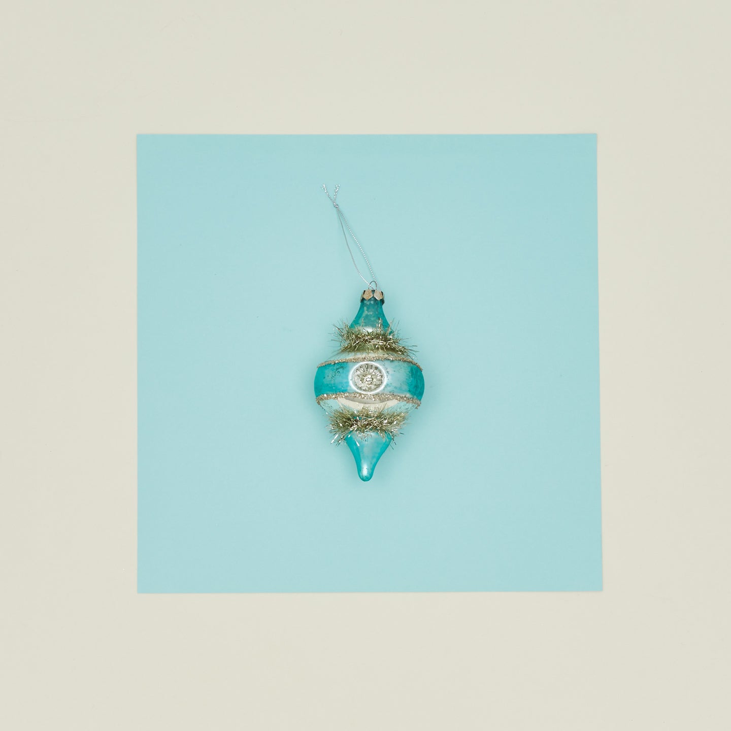 Blue pendant ornament