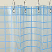 Atlantic sun grid shower curtain