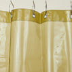 Sunny shower curtain in olive