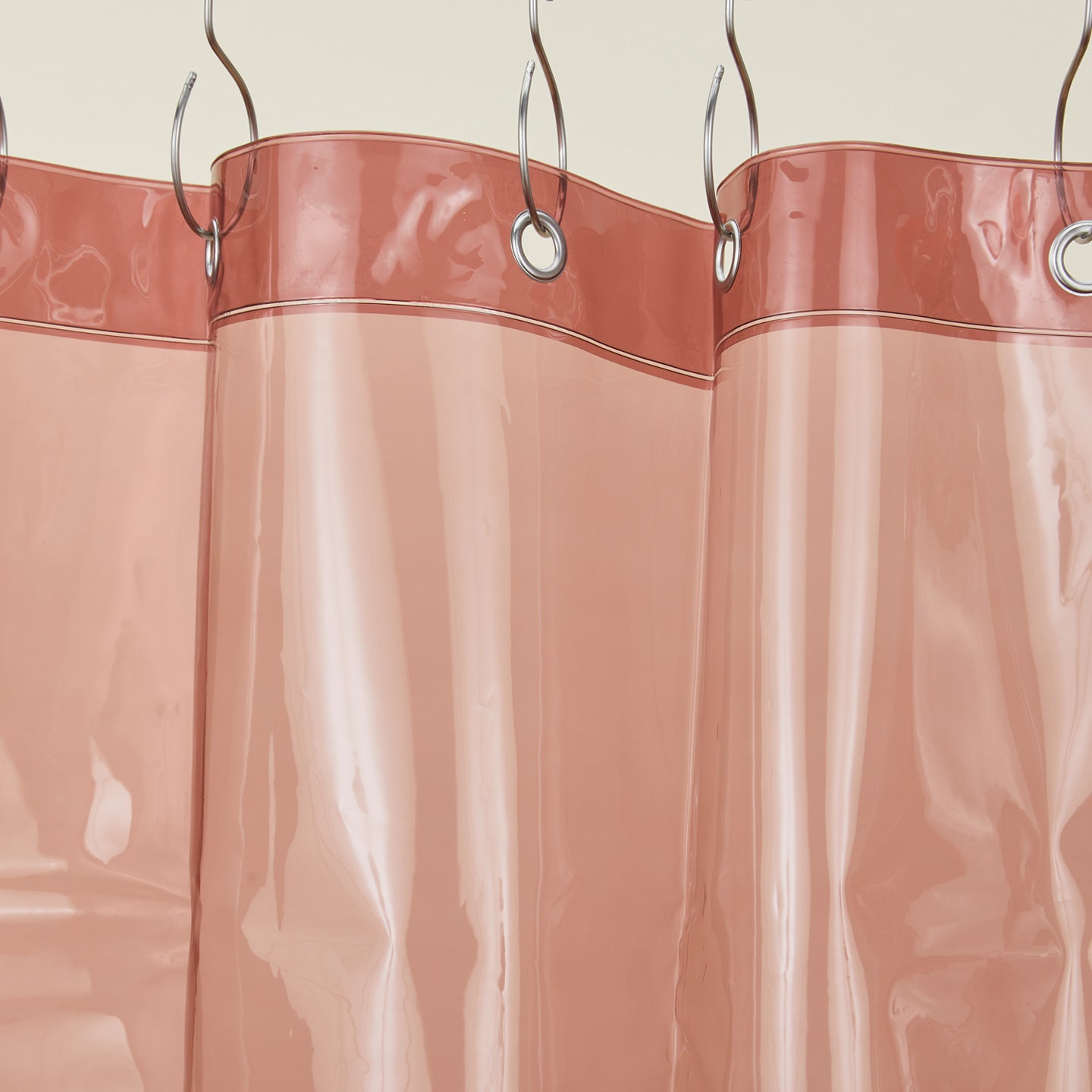 Sunny shower curtain in rose