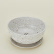 Close up view of Large Berry Bowl with Dish in white
