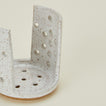 Close up view of Rachael Pots sponge holder in white