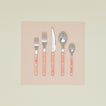 Bistrot Flatware in nude pink.